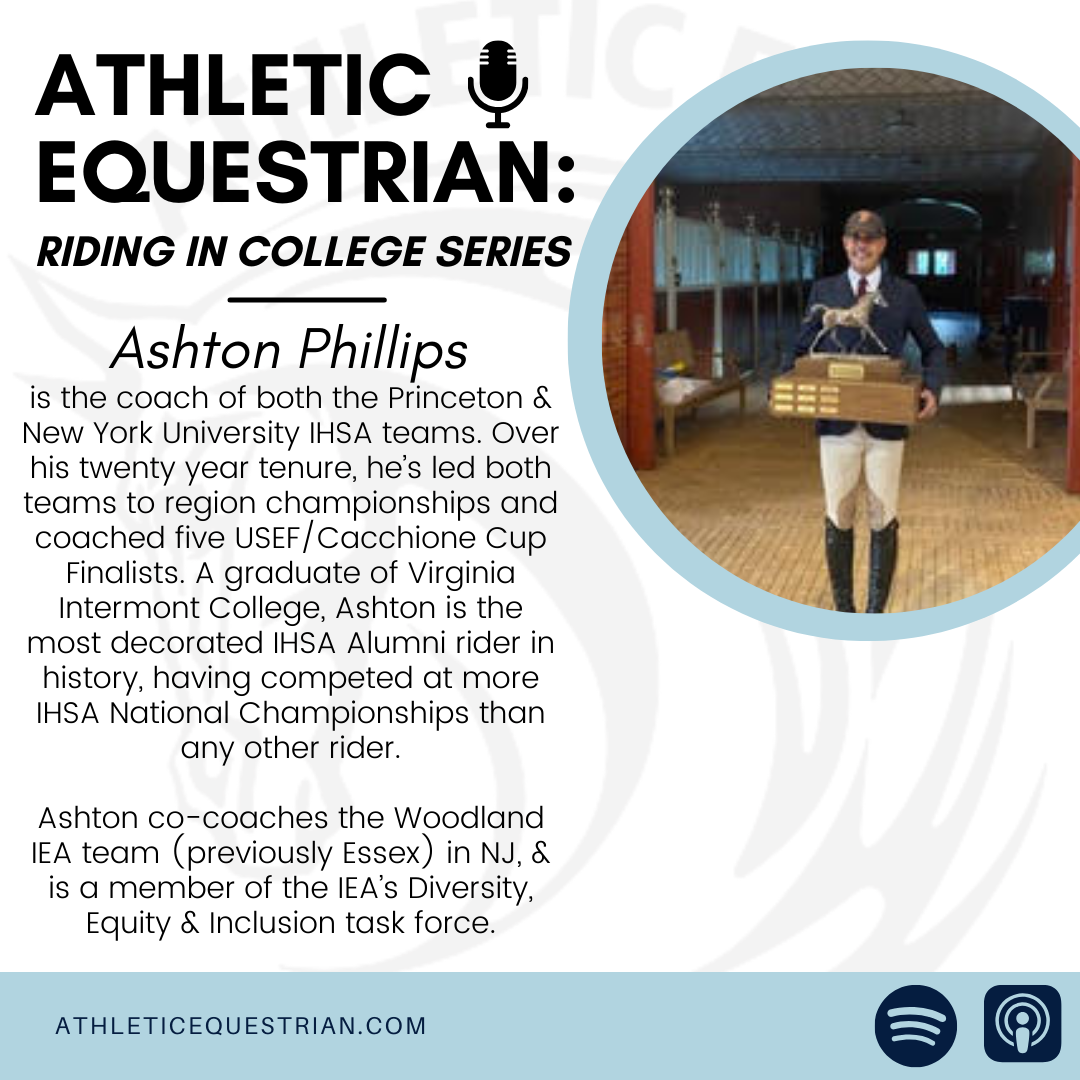 Athletic Equestrian: Riding In College Podcast Ad